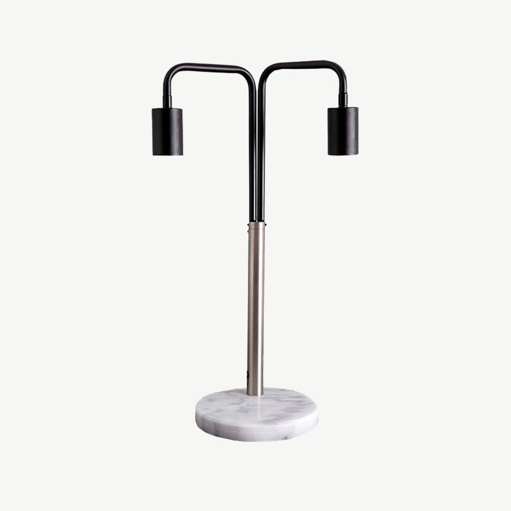 Double headed deals table lamp