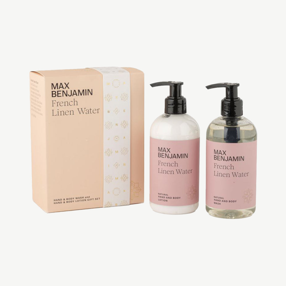 Max Benjamin Hand & Body French Linen Wash & Lotion Gift Set