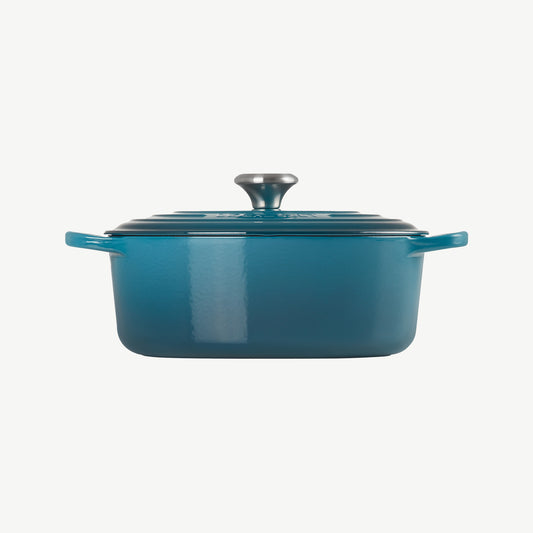 Le Creuset Cast Iron Oval Casserole dish in Deep Teal