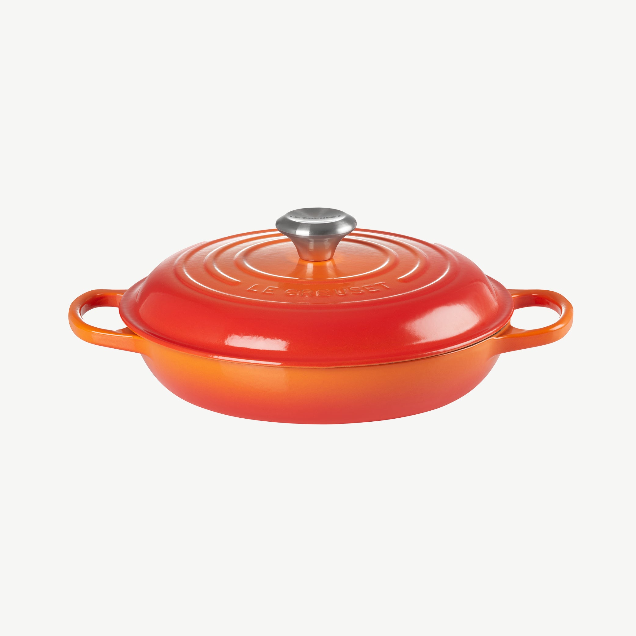 Le Creuset Cast Iron Shallow Casserole 30cm in Volcanic