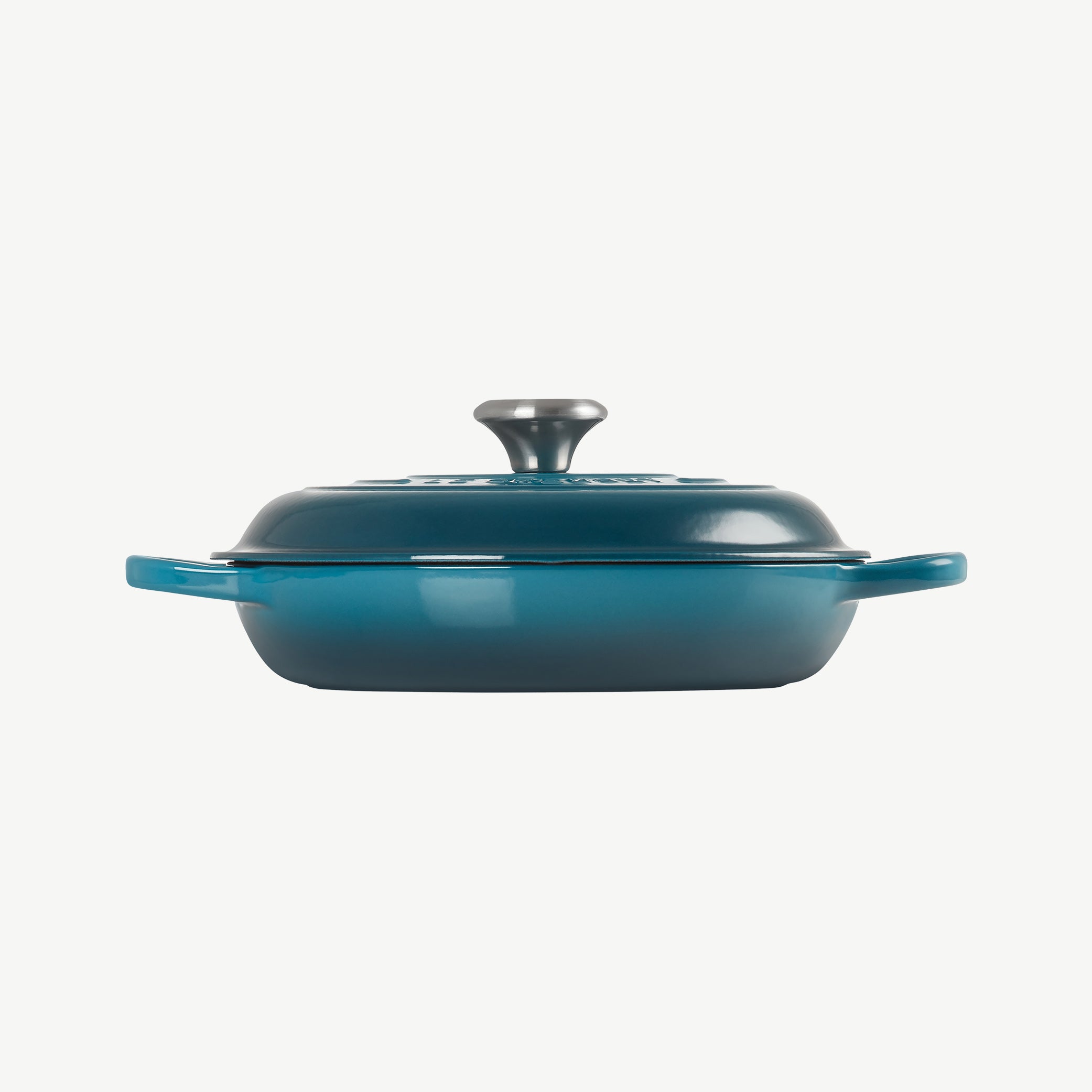 Le Creuset Cast Iron Shallow Casserole 30cm in Deep Teal