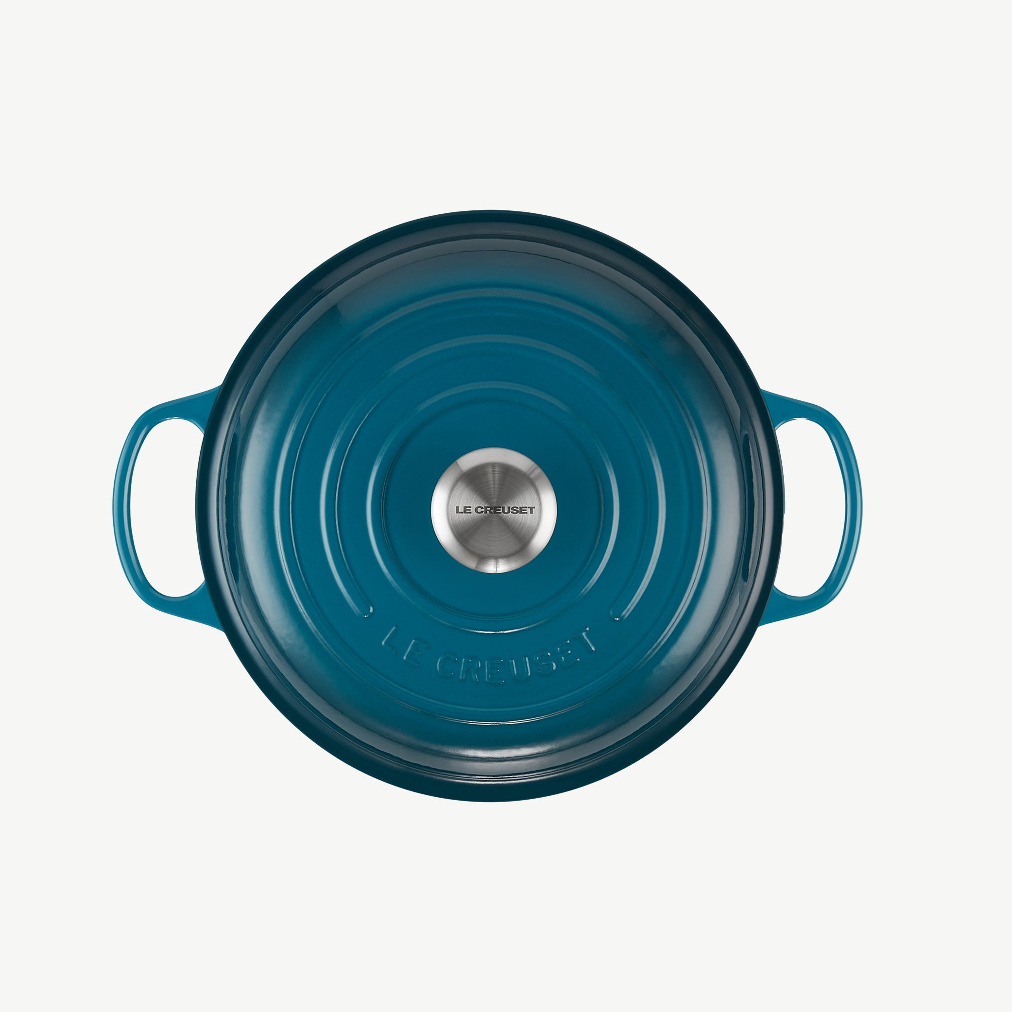 Le Creuset Cast Iron Shallow Casserole 30cm in Deep Teal