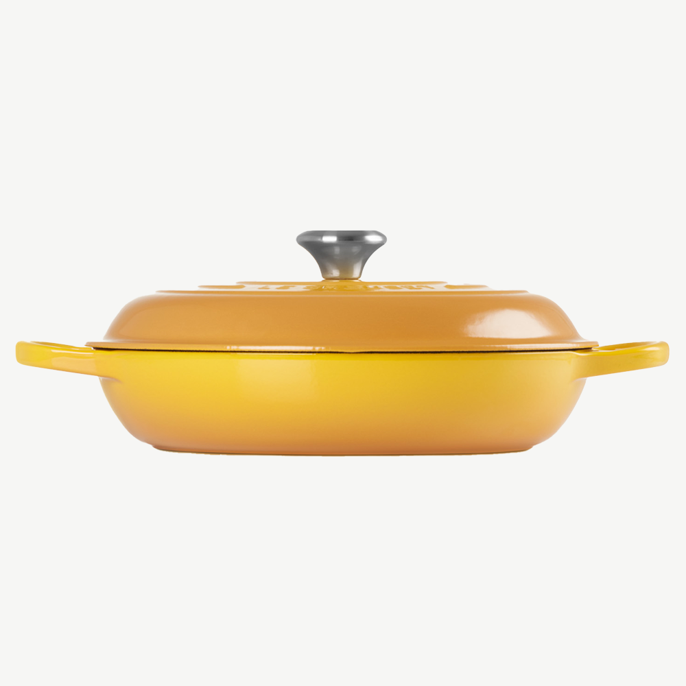 Le Creuset Cast Iron Shallow Casserole in Nectar