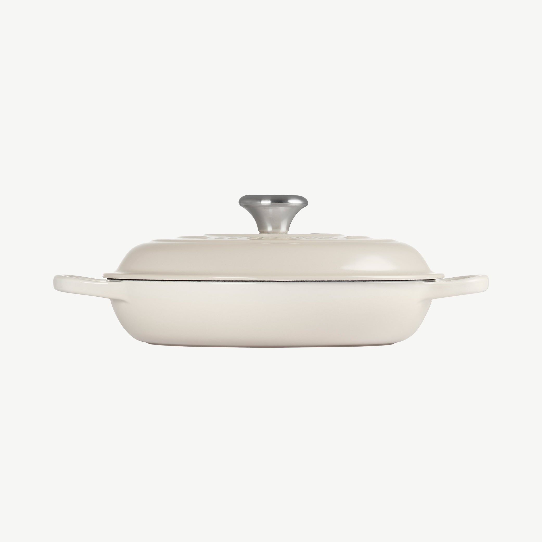 Le Creuset Cast Iron Shallow Casserole 30cm Meringue