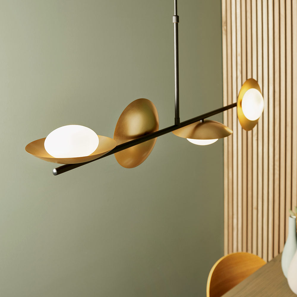 Gold Charlotte Linear Pendant - Arighi Bianchi