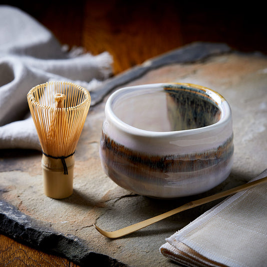 Matcha Bowl Set with Bamboo wisk & Spoon