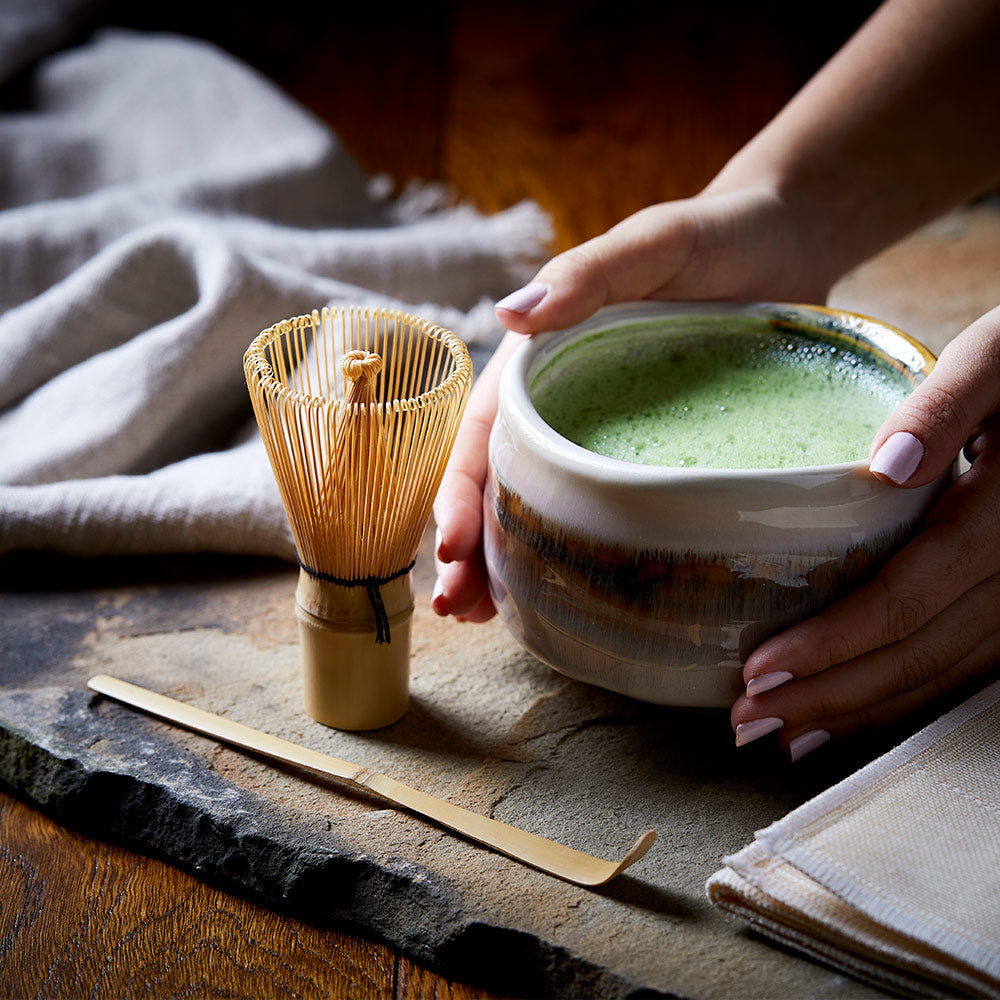 Matcha Bowl Set with Bamboo wisk & Spoon