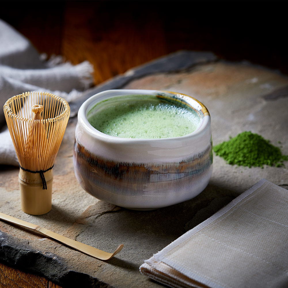 Matcha Bowl Set with Bamboo wisk & Spoon