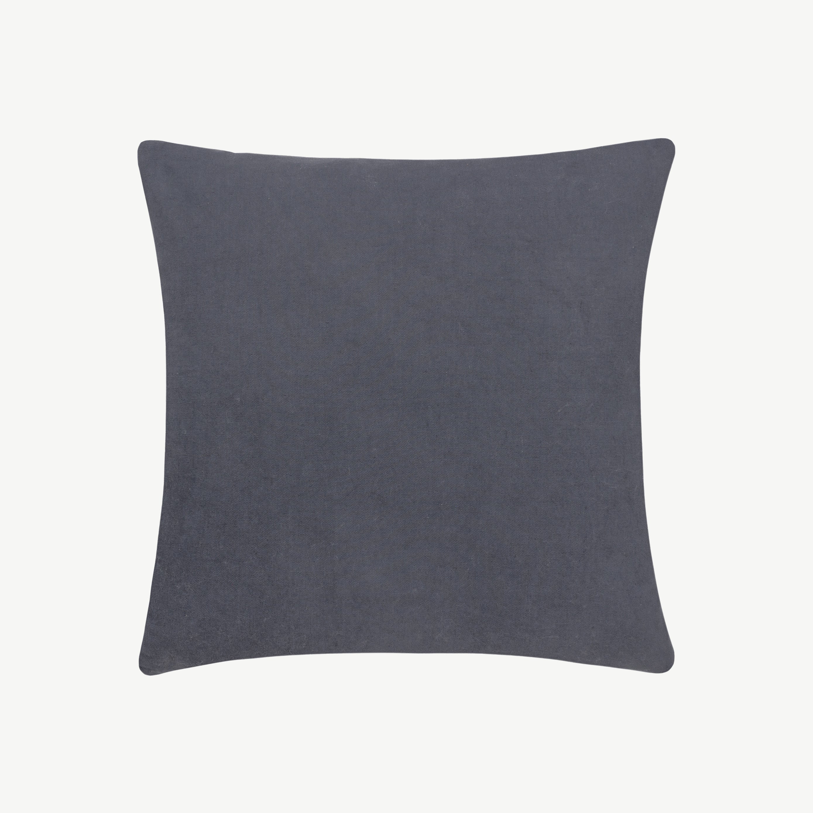 Angular Embroided Cushion in Dusk