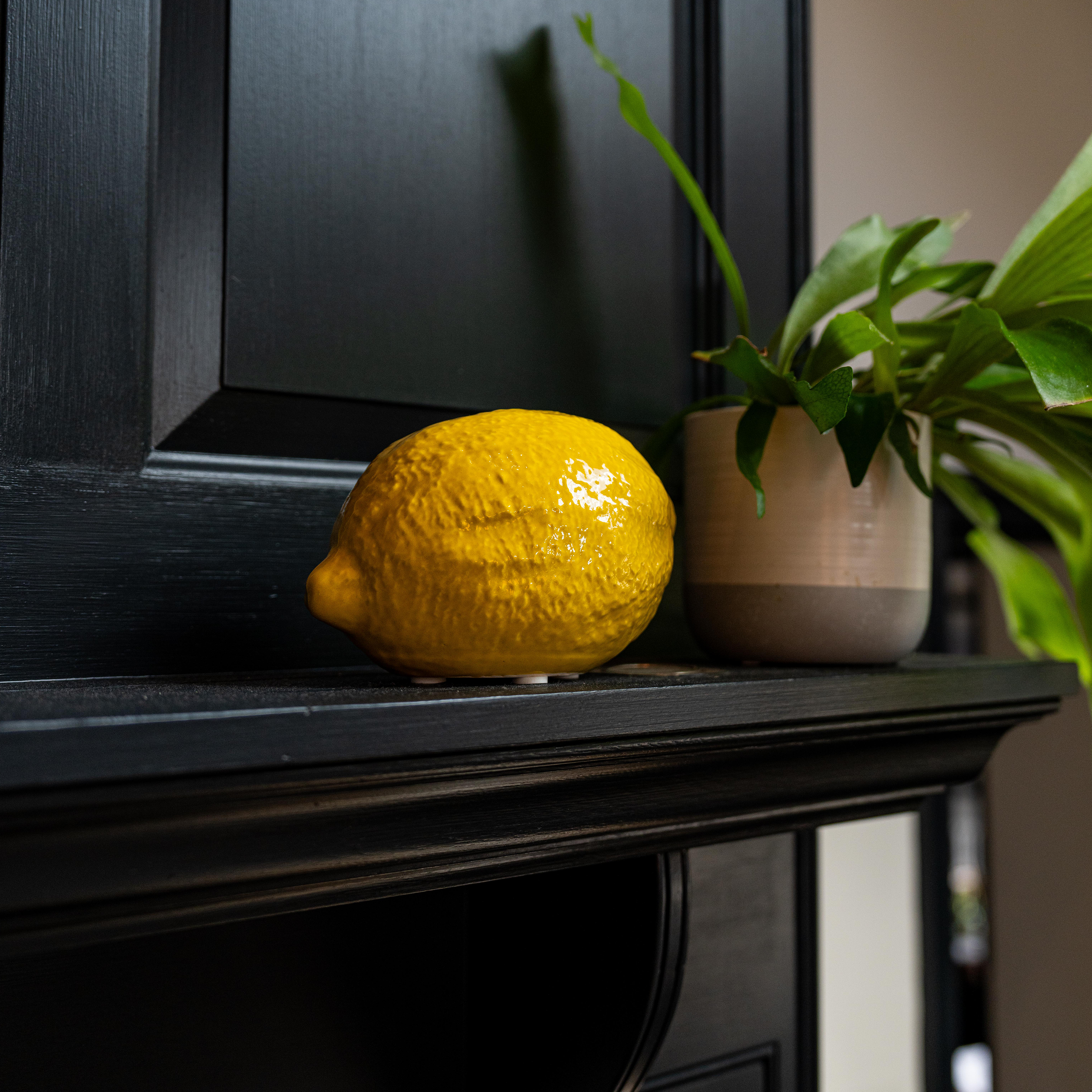 Ceramic Lemon Ornament