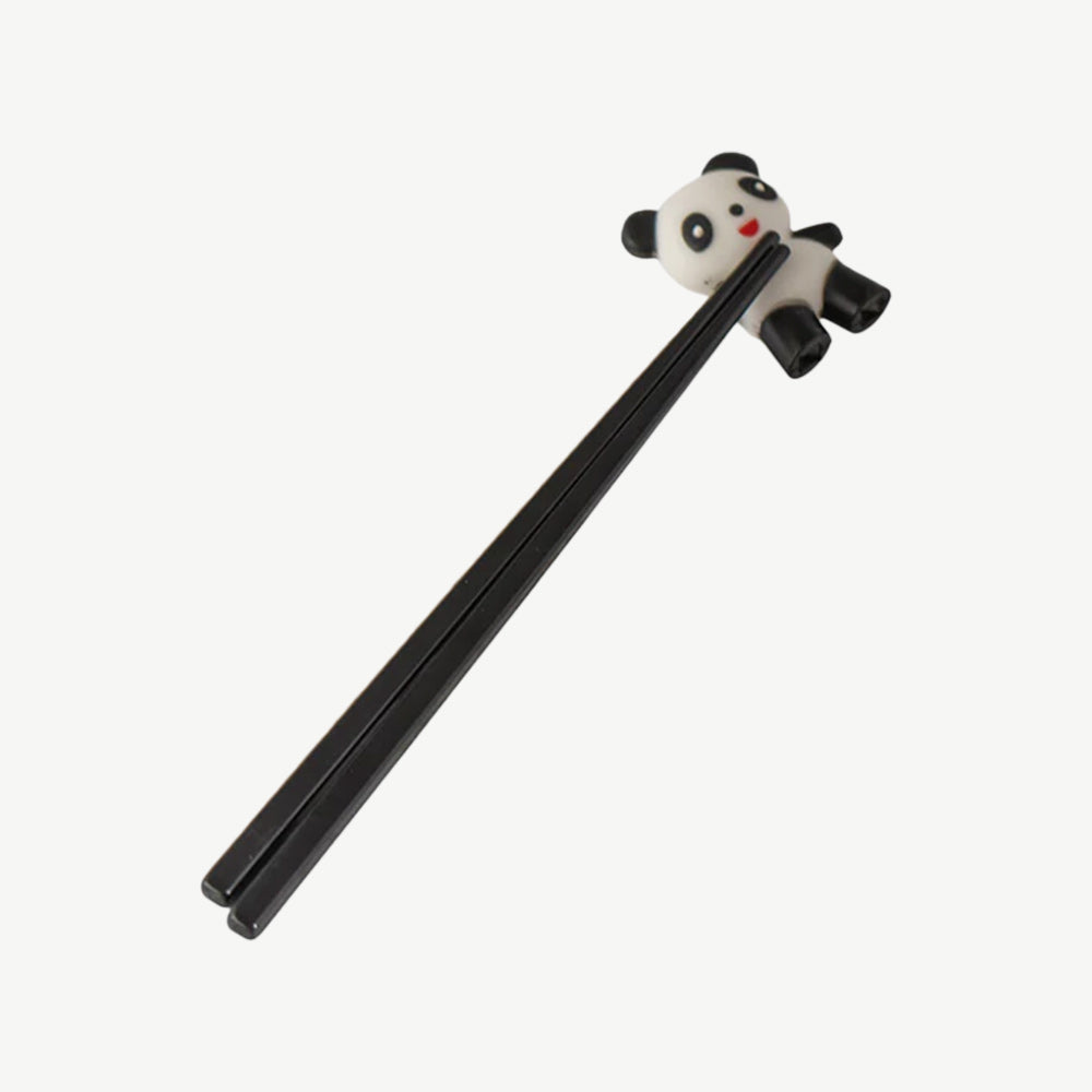 Black Training Panda Chopsticks For Kids and Adults