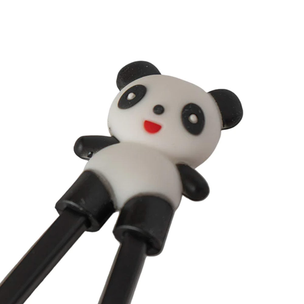 Black Training Panda Chopsticks For Kids and Adults