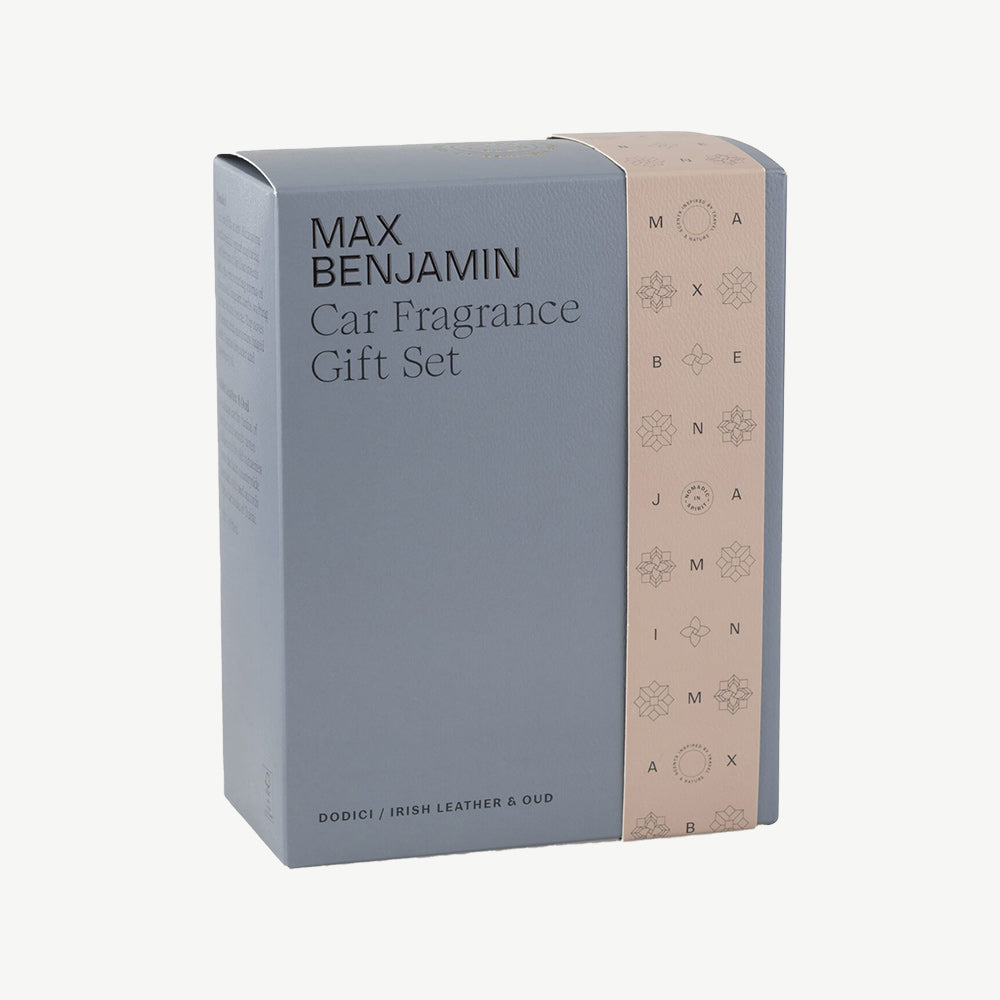 Max Benjamin Car fragrance Set Dodici & Irish Leather & Oud