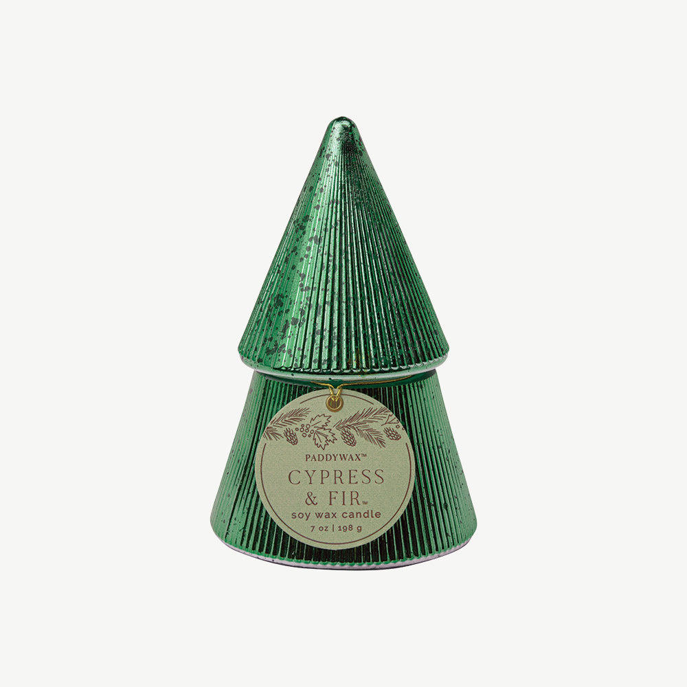 Christmas Tree Candle in Green