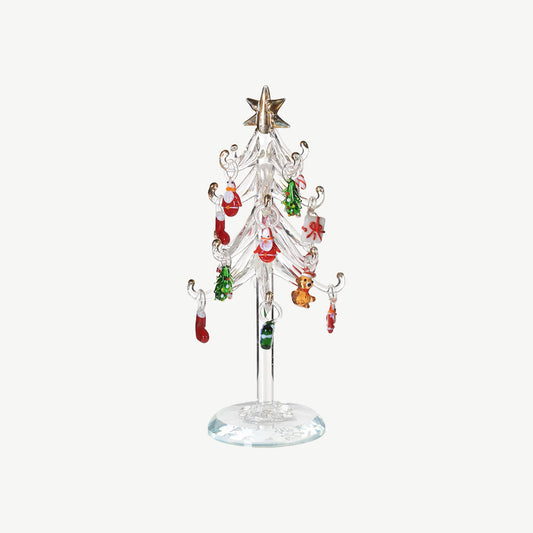 Christmas Tree With Coloured Ornaments