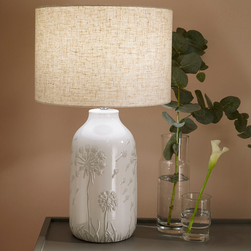 Dandelion Floral Table Lamp