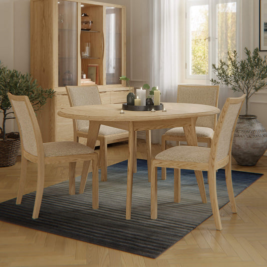 Gothenburg Compact Round Extending Table
