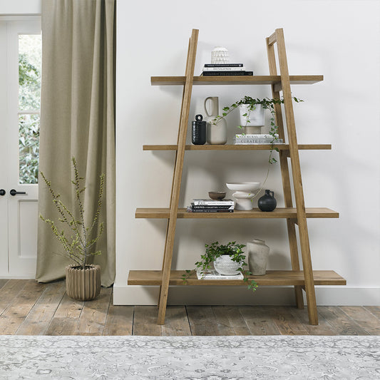 Highgate Rustic Oak Open Display Unit