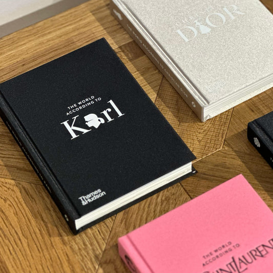 Karl Lagerfeld coffee table book in black