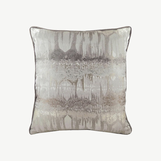 Jacquard Cushion Steel Grey