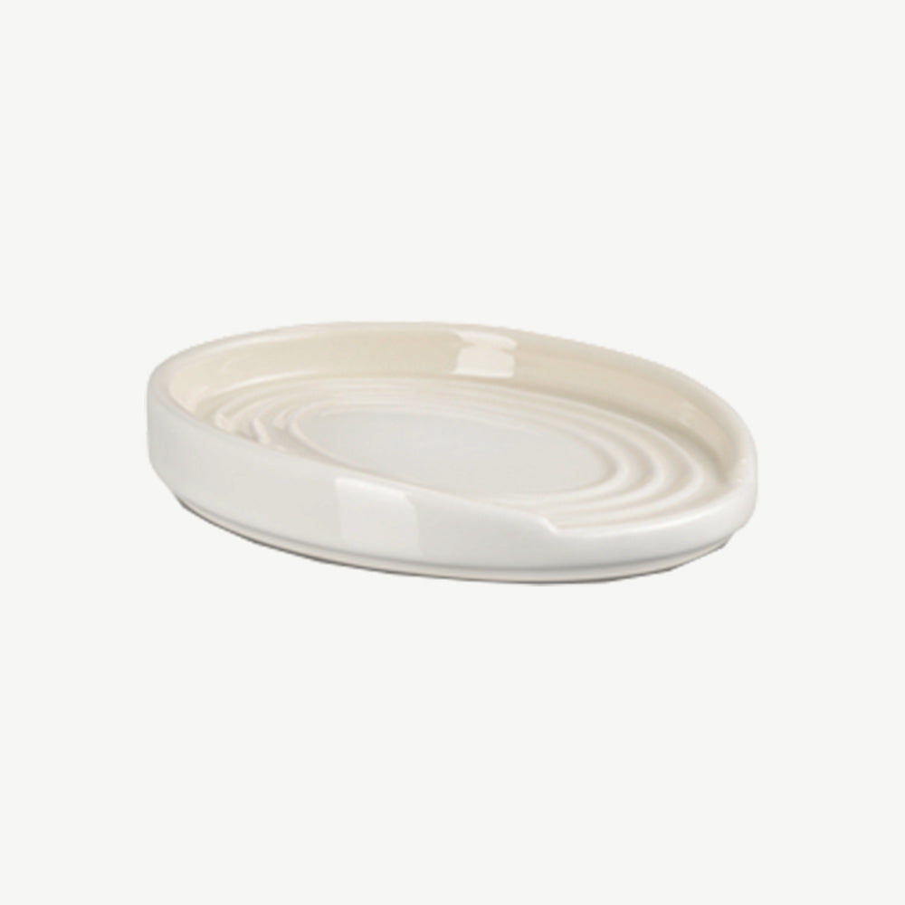 Le Creuset Oval Spoon Rest in Meringue