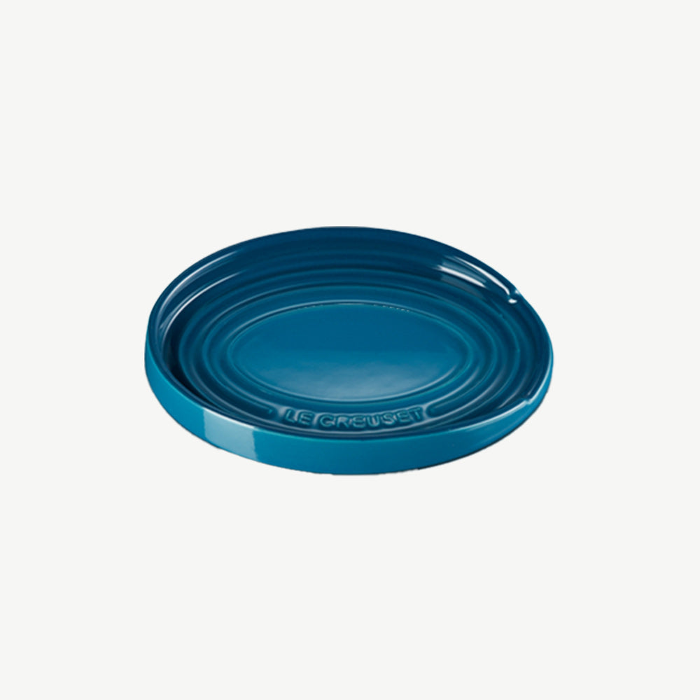 Le Creuset Oval Spoon Rest in Deep Teal