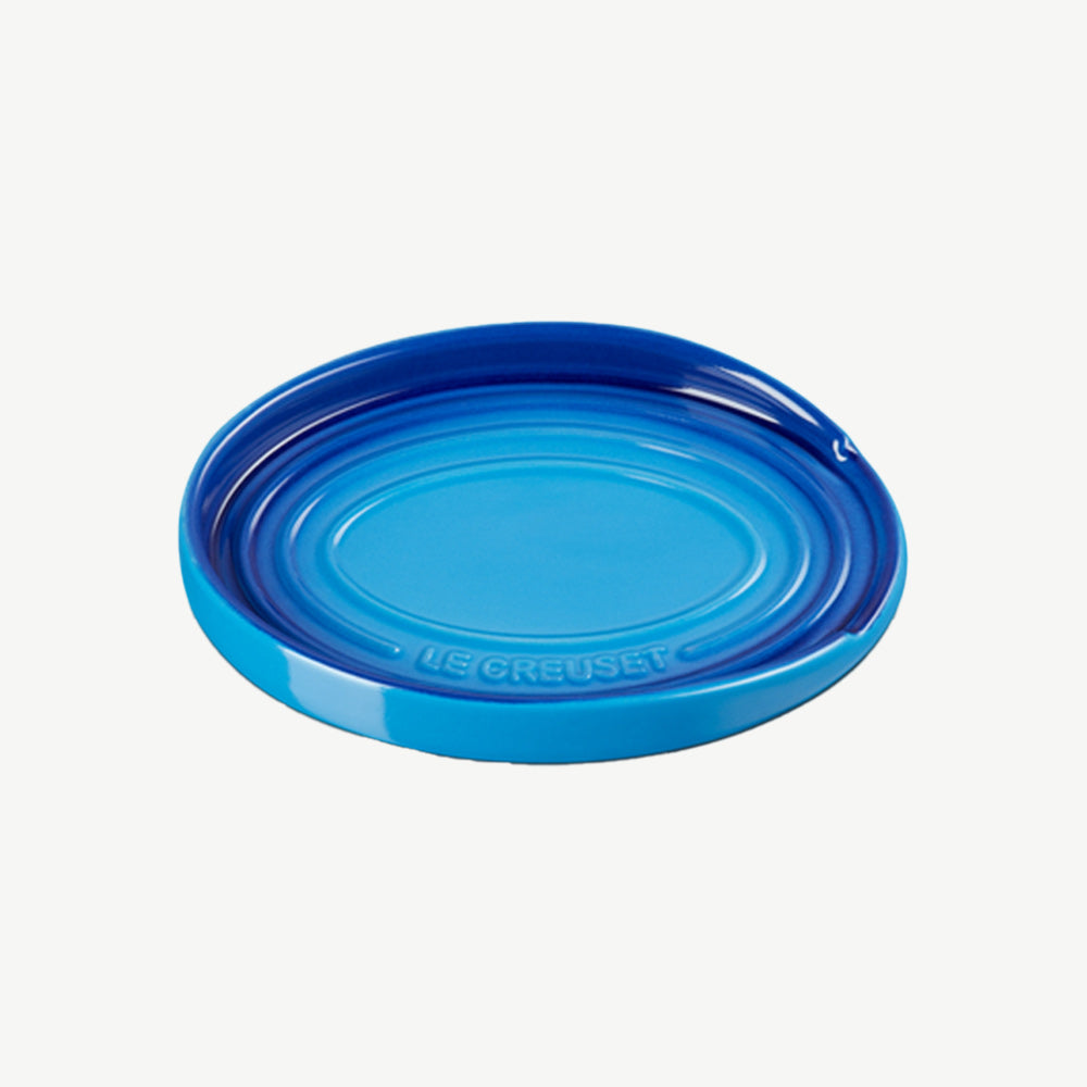 Le Creuset Oval Spoon Rest in Azure Blue