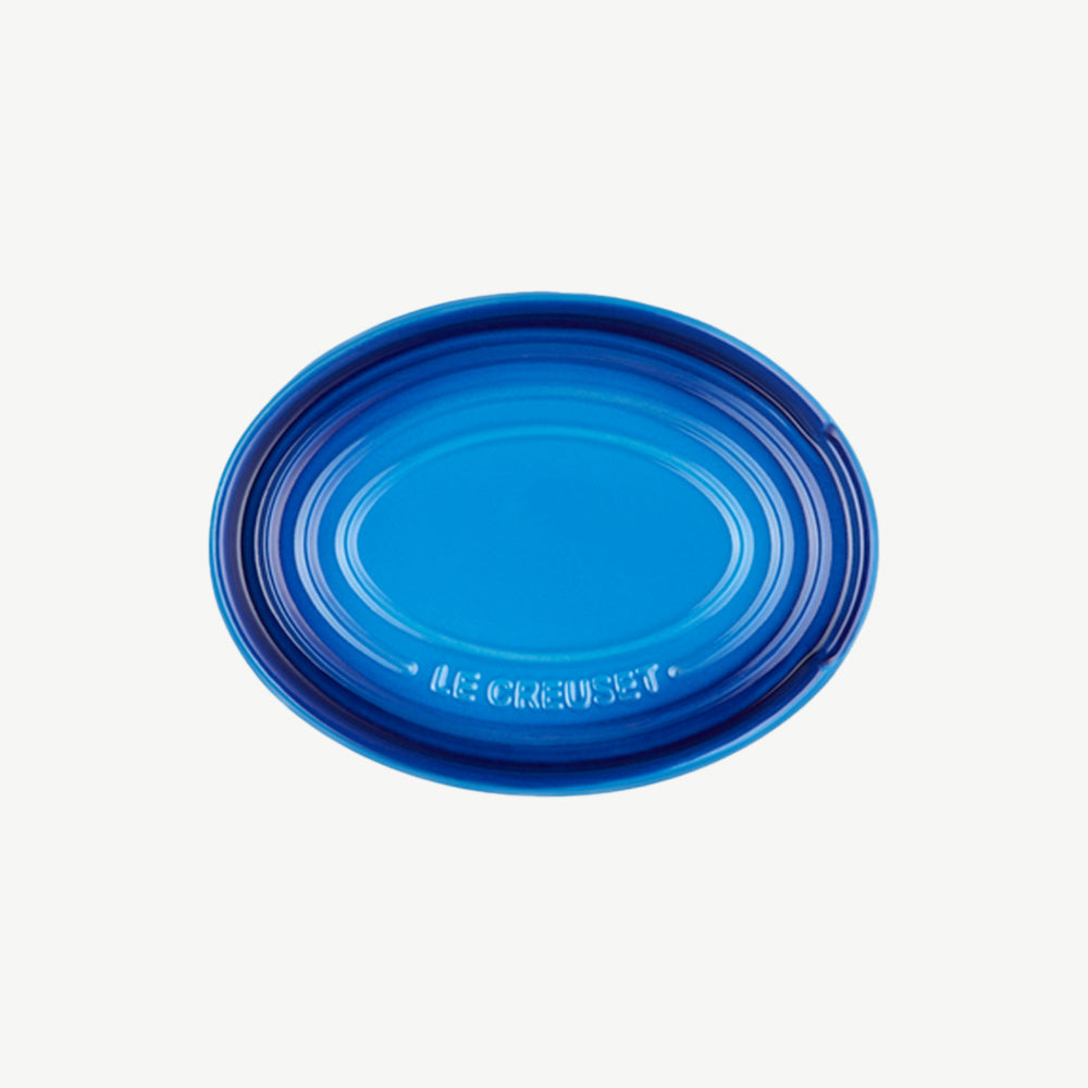 Le Creuset Oval Spoon Rest in Azure Blue