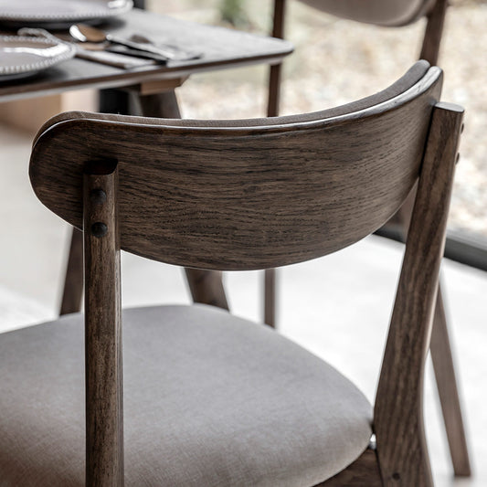 Linton Dining Chair in Smoked-Oak
