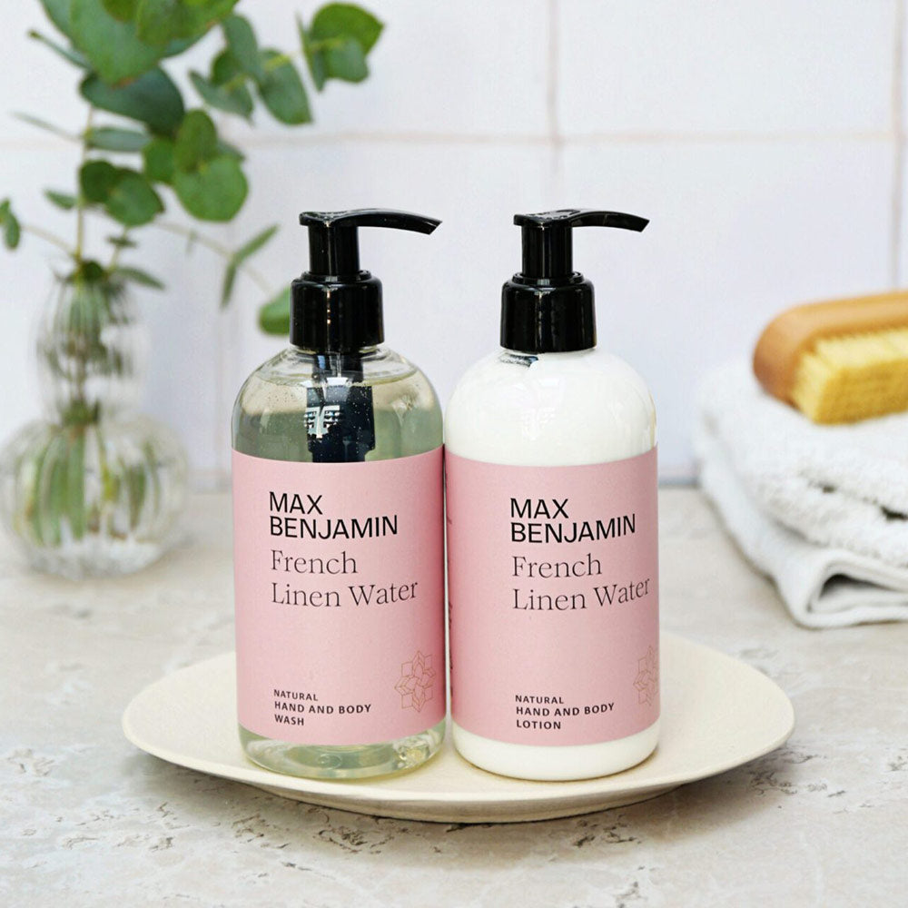 Max Benjamin Hand & Body French Linen Wash & Lotion Gift Set