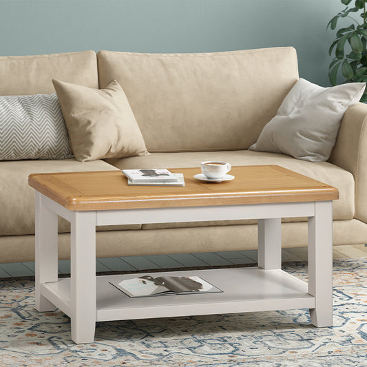 Medway Painted Coffee Table With Shelf