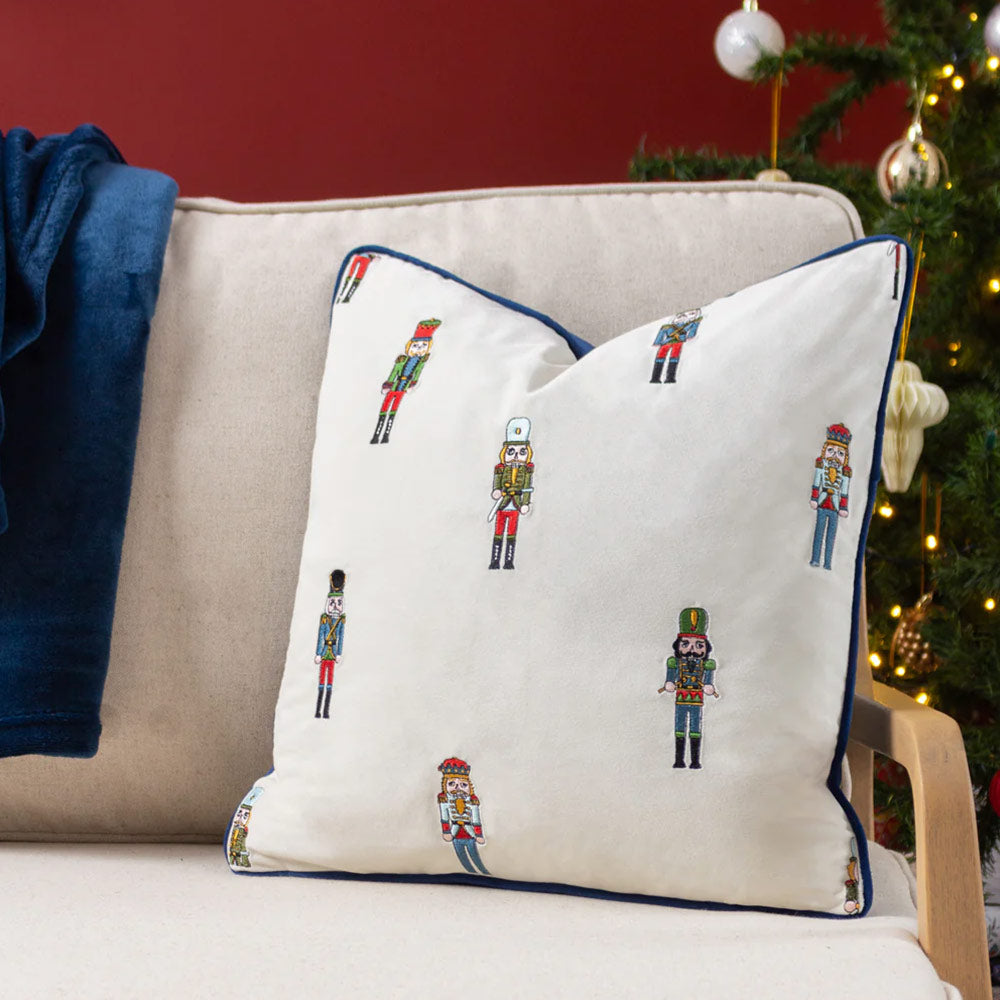 Nutcracker Christmas Cushion