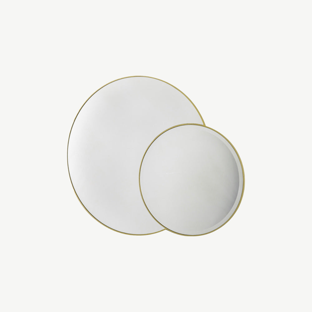 Double Circle Mirror Champagne