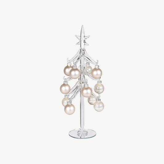 Pearl Bauble Glass Tree