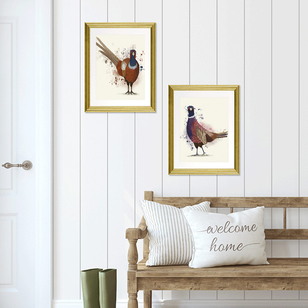 Pheasant Splash II Wall Art