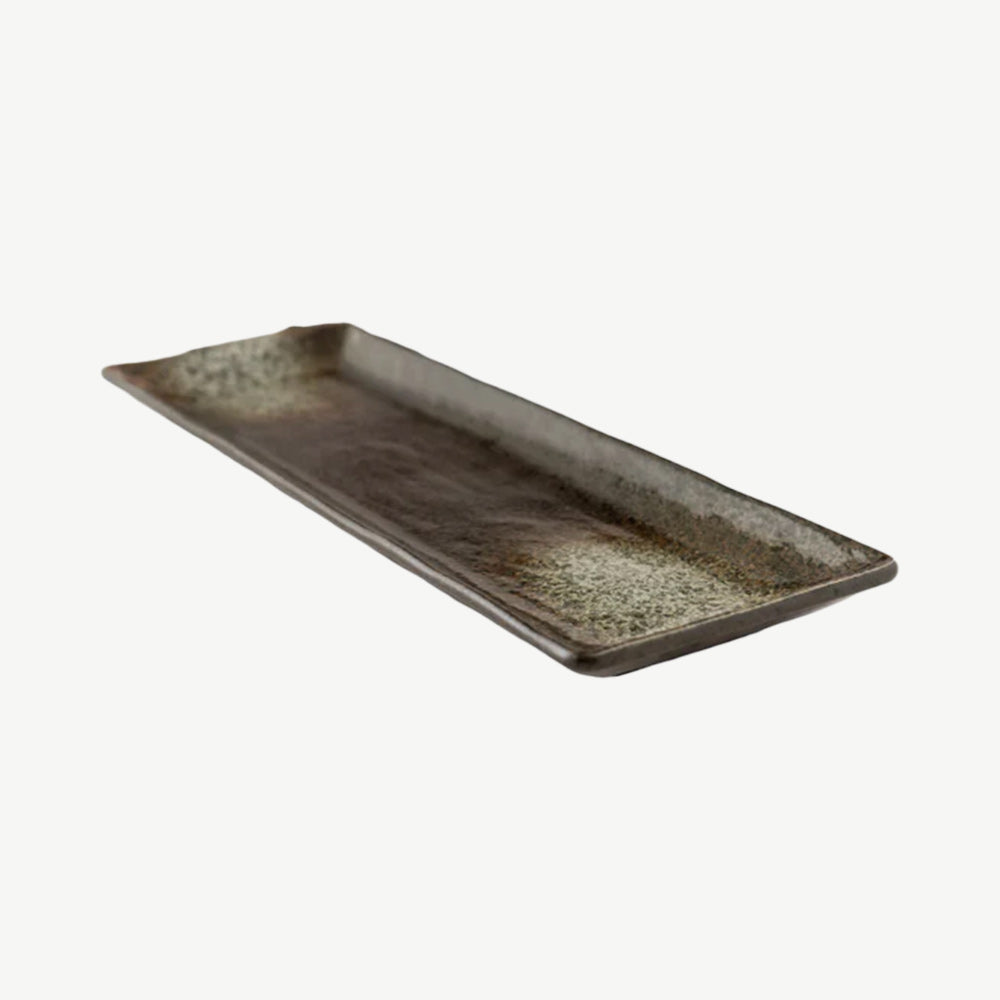 Rustic Nagazara Rectangular Serving Platter