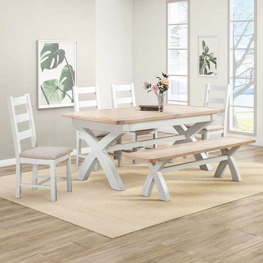 Rutland Painted 180cm Extending Dining Table