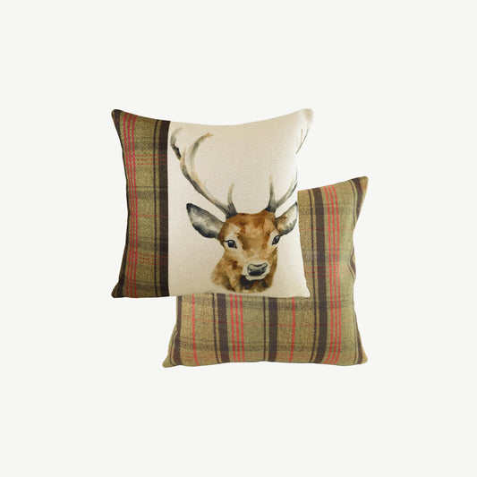 Stag Square Cushion Sand