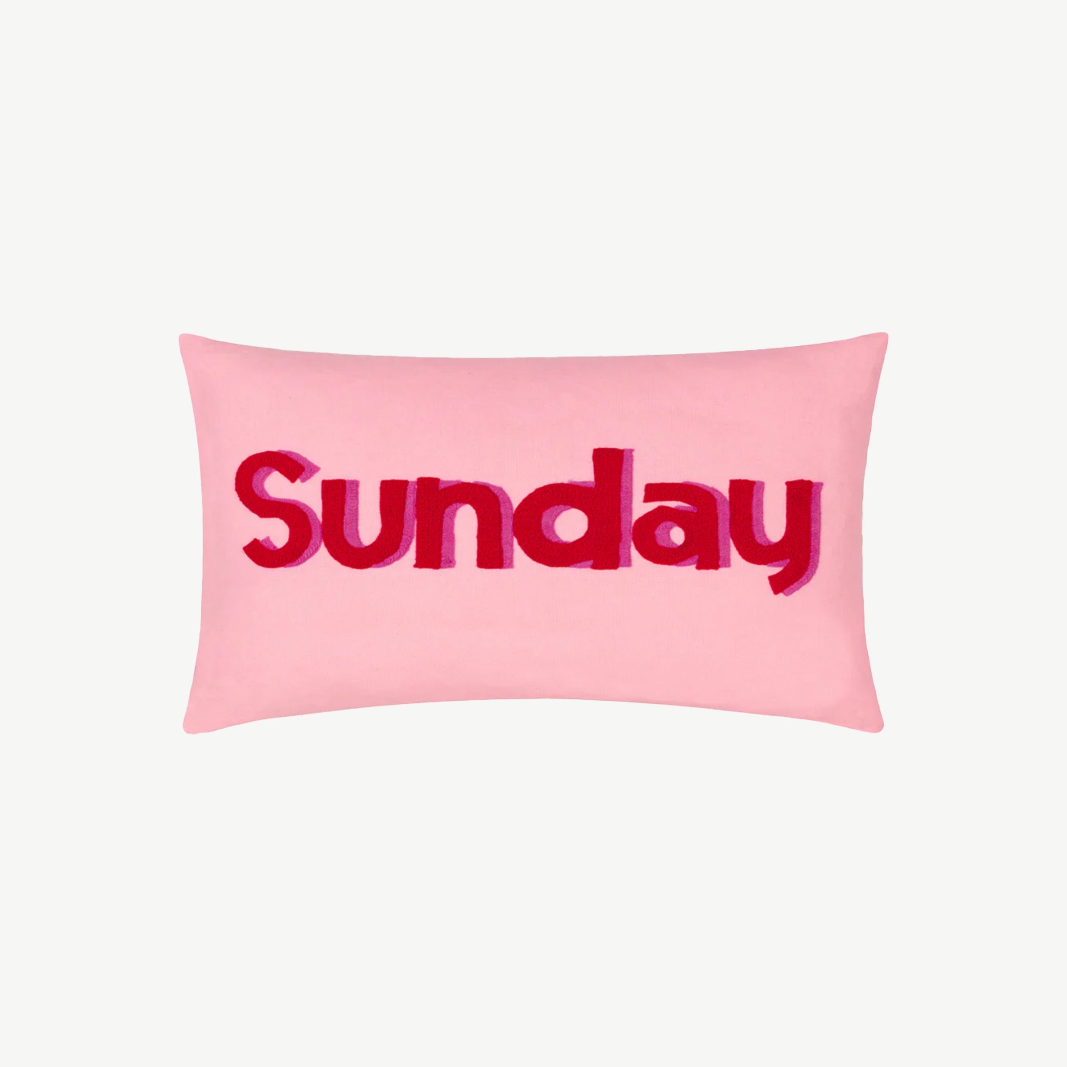 Sunday Embroidered Cushion