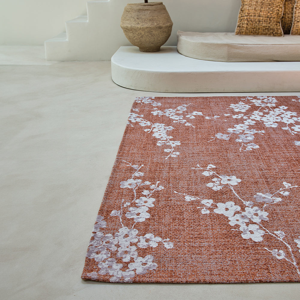 Sakura Rug in Copper Pink