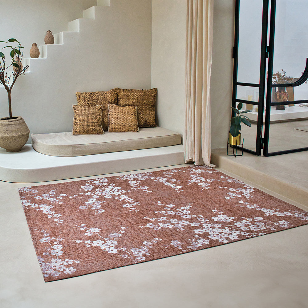 Sakura Rug in Copper Pink