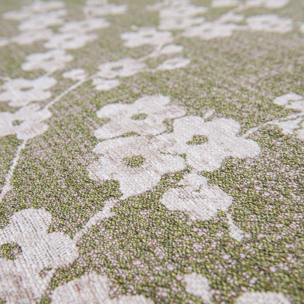 Sakura Rug in Wet Garden