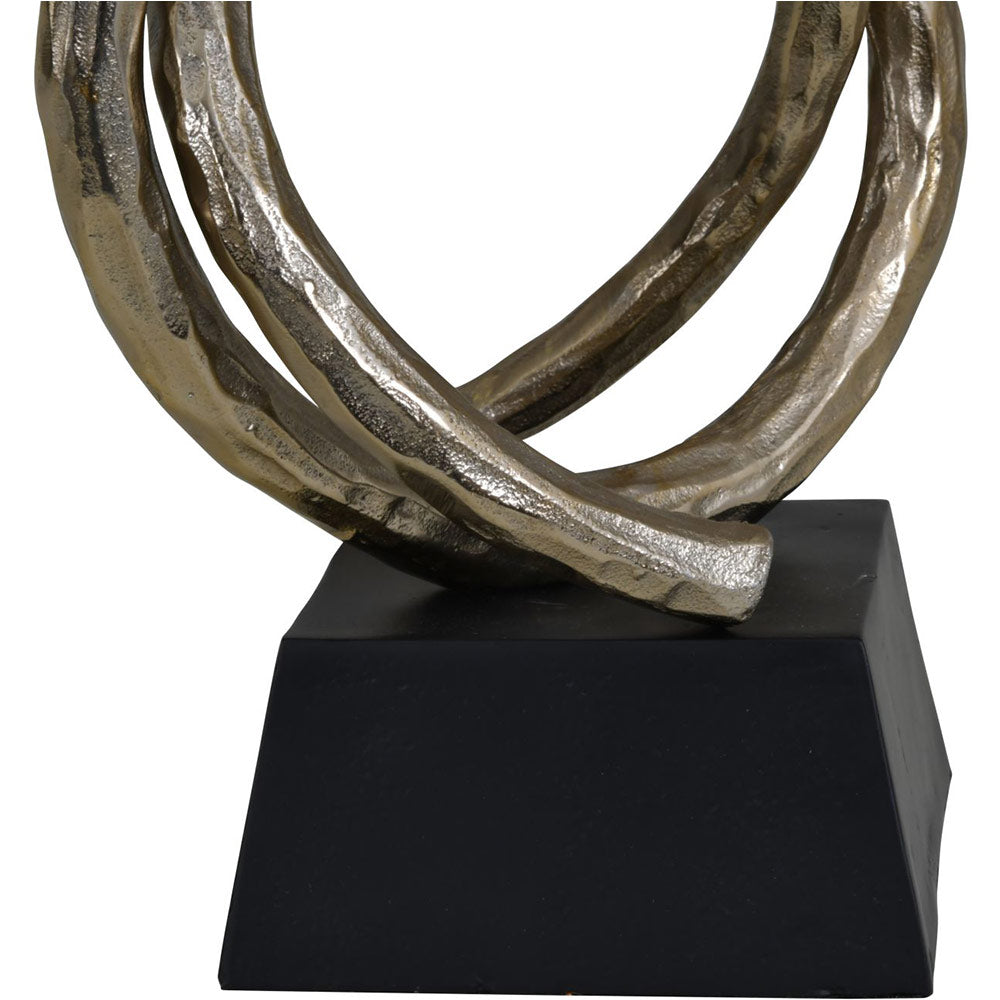 Savoy Champagne Gold Entwined Sculpture