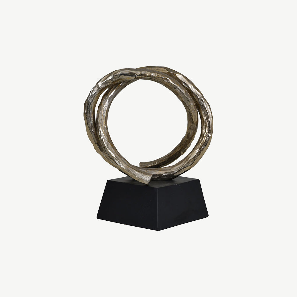 Savoy Champagne Gold Entwined Sculpture