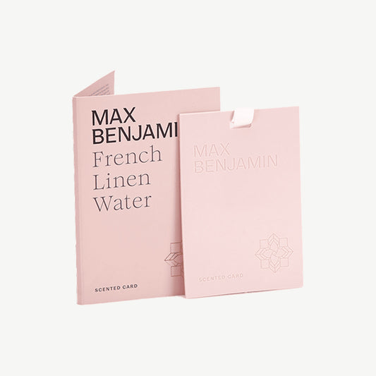 Max Benjamin French Linen Water Scented Card