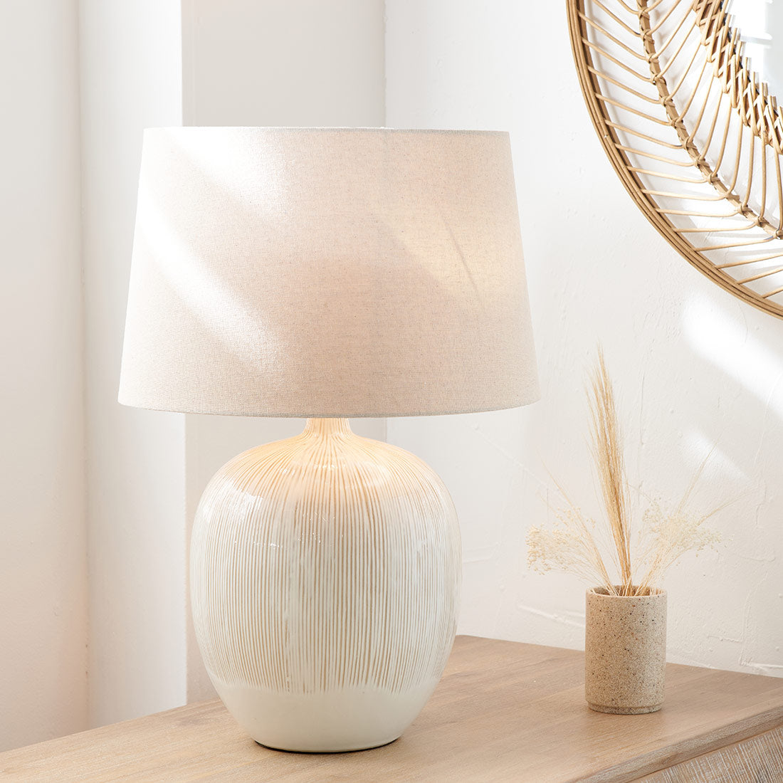 Textured Table Lamp