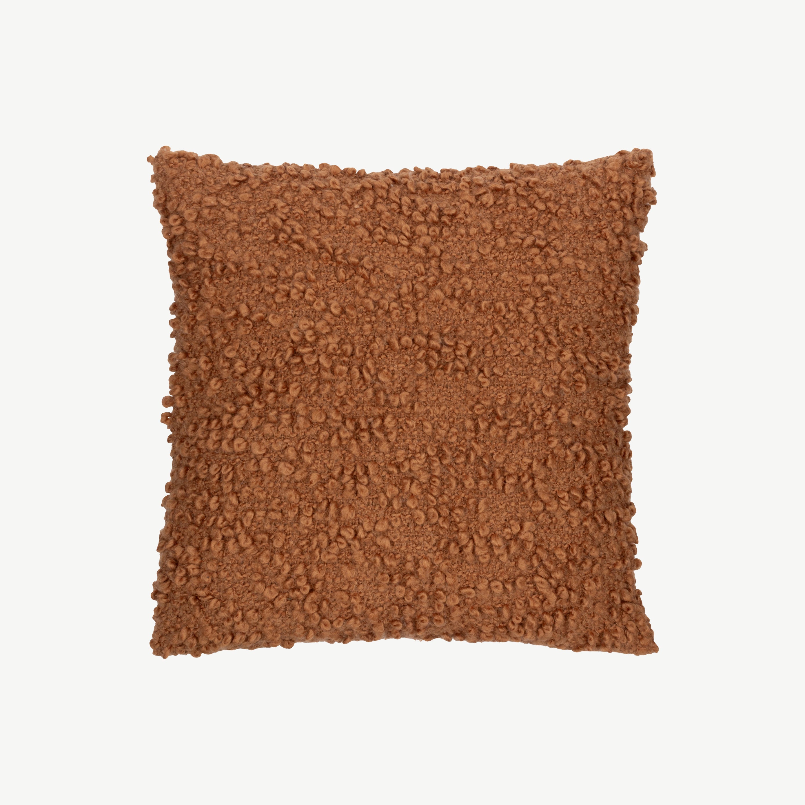 Flocked Cushion in Ginger