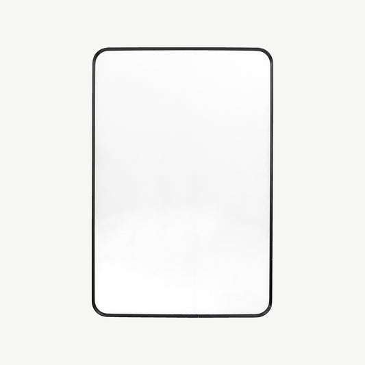 Rectangular Mirror in Black