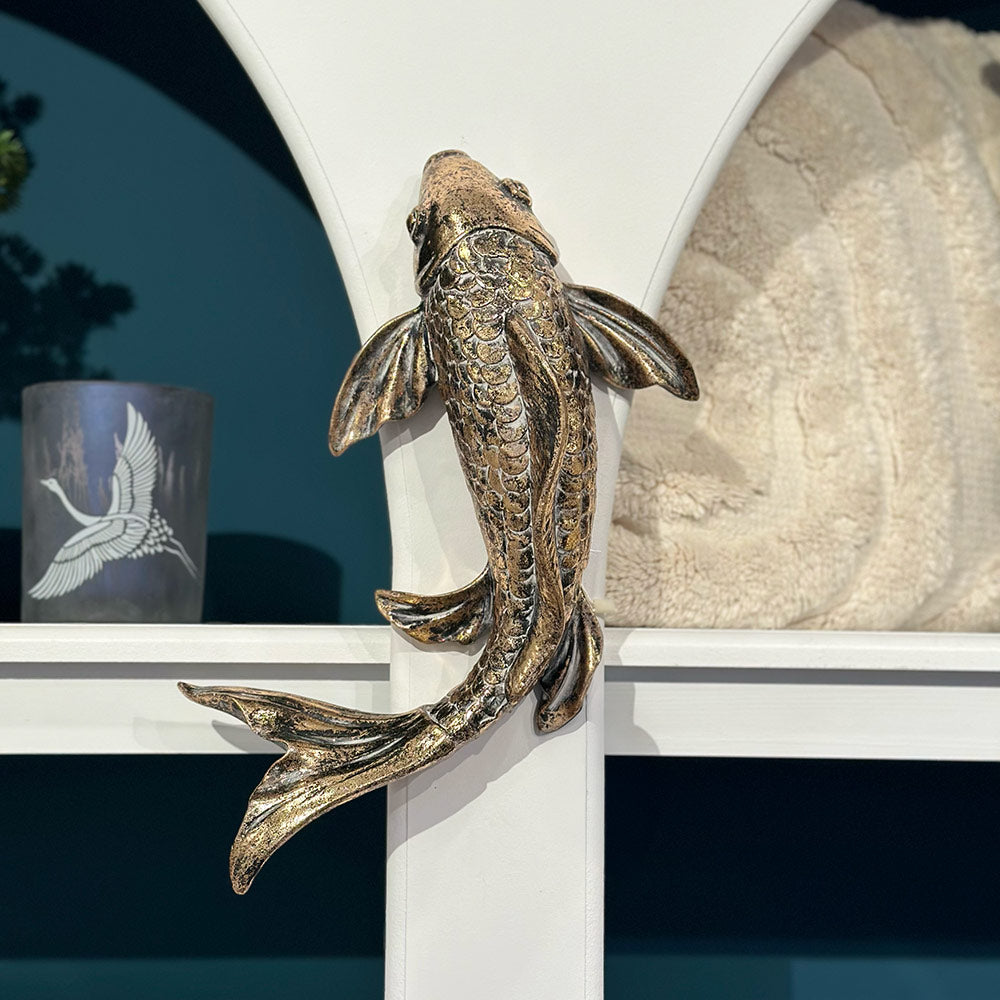 Small Gold Carp Wall Decoration