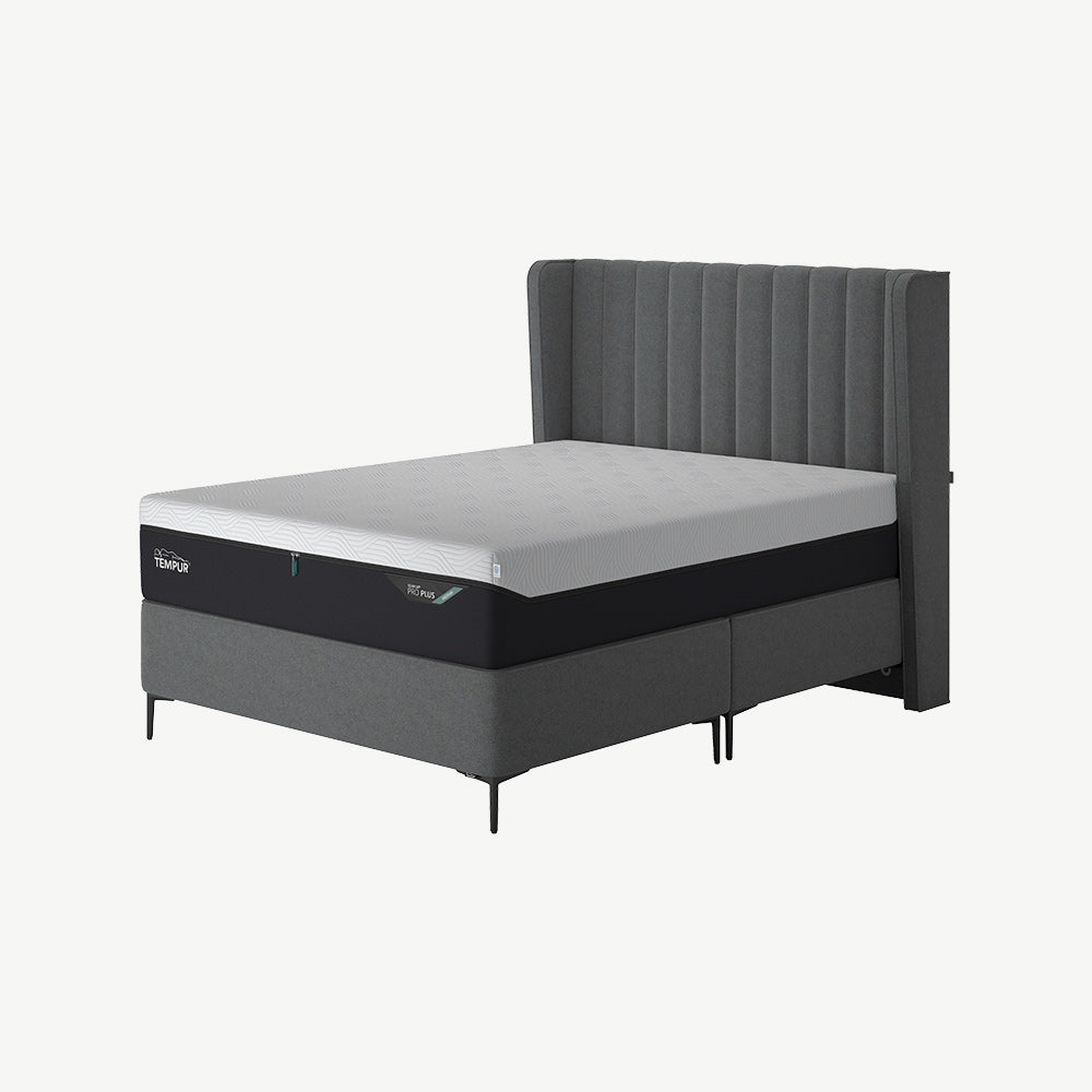 TEMPUR® Suffolk Slim Divan in Dark Grey